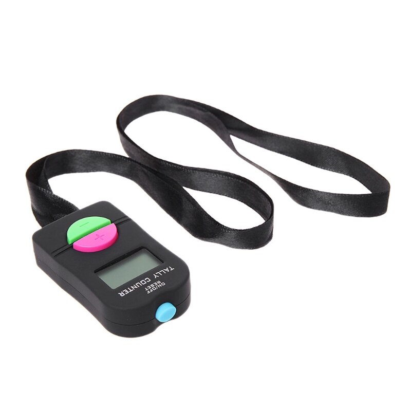 Digital Hand Tally Counter Electronic Manual Click..